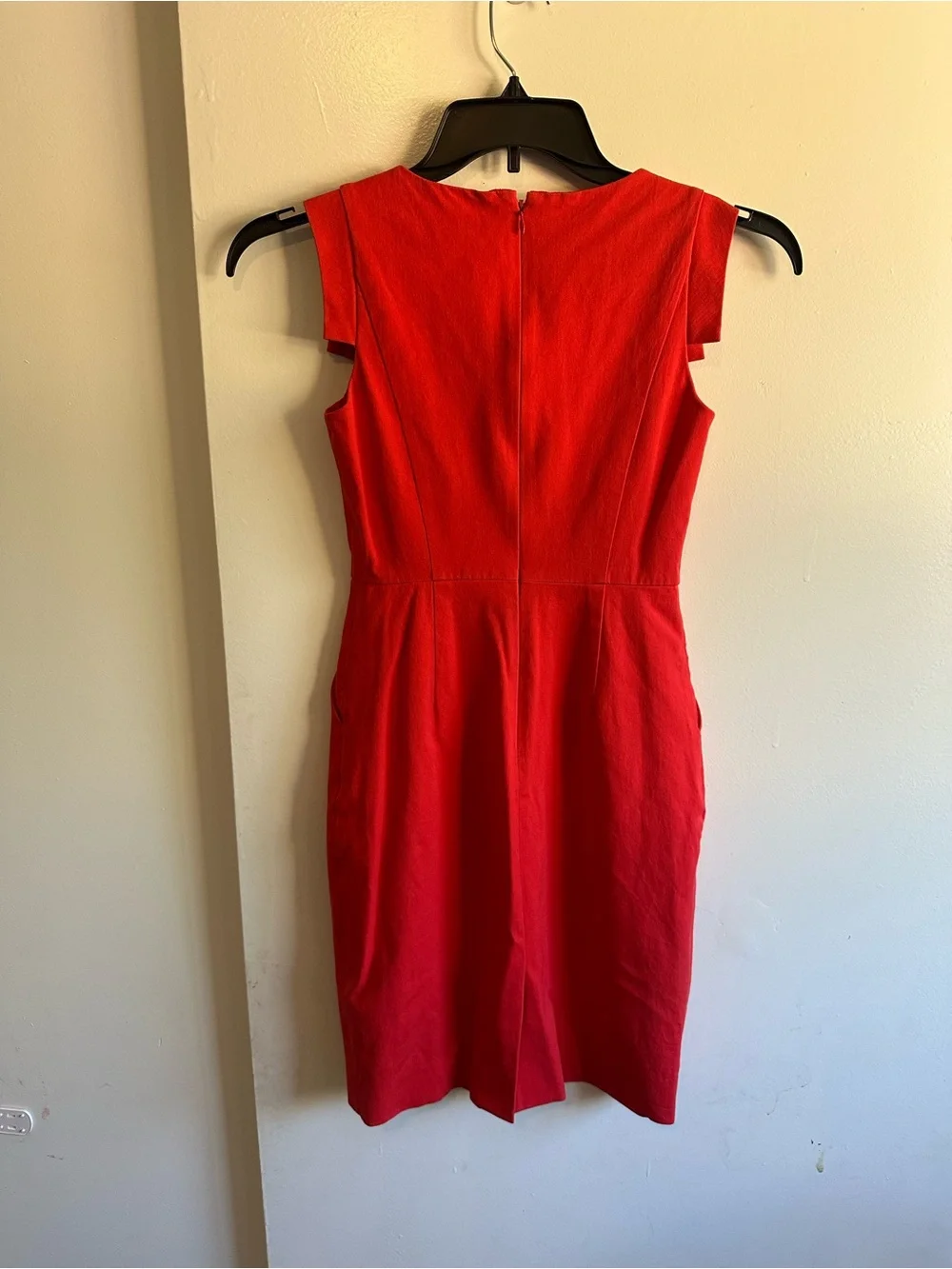 J. Crew Red Mini  Sheath Dress